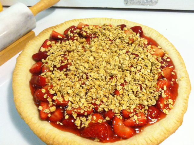 vegan strawberry pie
