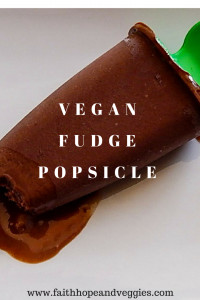 Vegan Fudge Popsicles